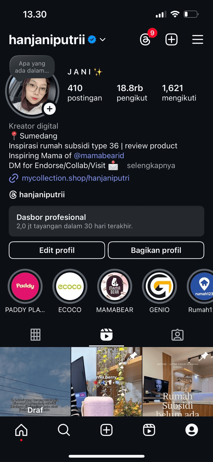 Jumlah Followers
